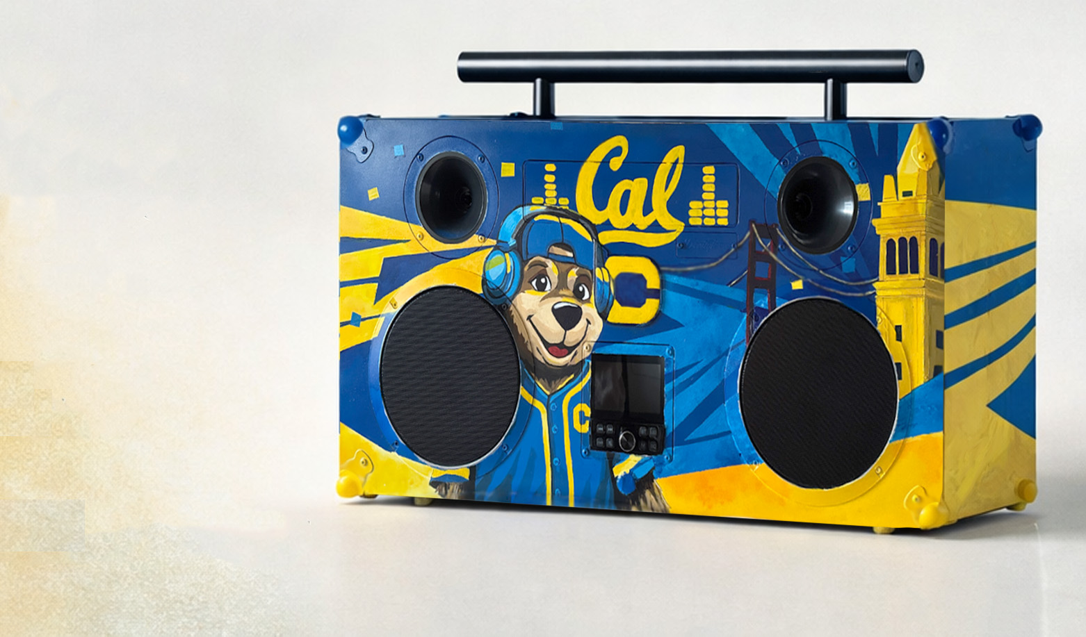 Featured painted boombox